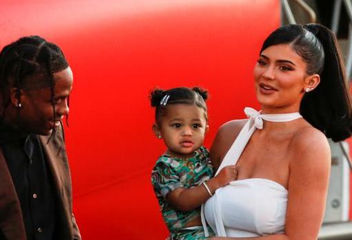 Travis Scott, Kylie Jenner Yy su hija Stormi Webster