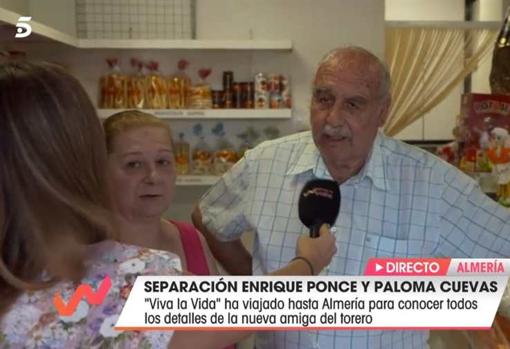El abuelo de Ana Soria habla sobre la relación de su nieta con Enrique Ponce
