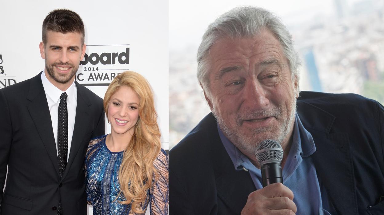 Gerard Piqué, Shakira y De Niro