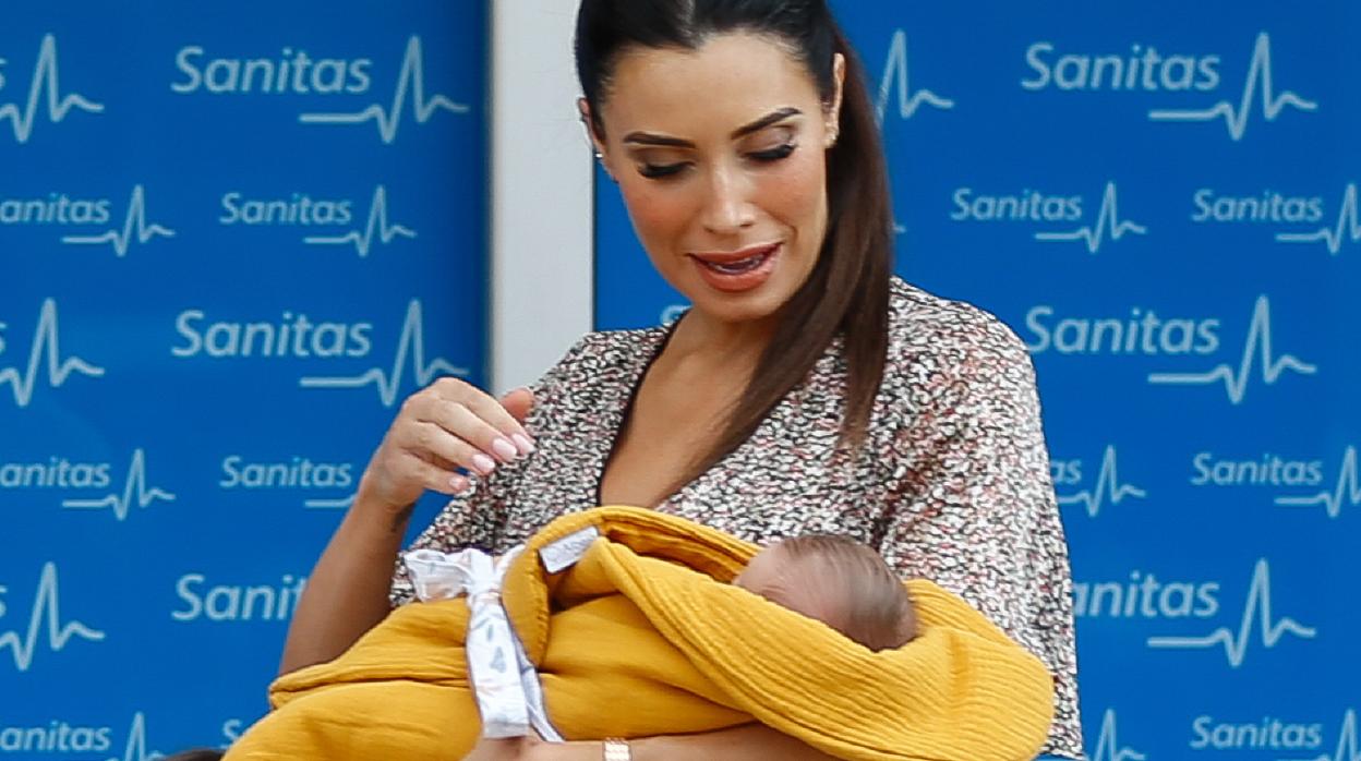 Pilar Rubio con su cuarto hijo