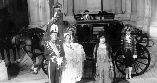 La bisabuela de Rosario fue bautizada en el Palacio Real de Madrid en 1926