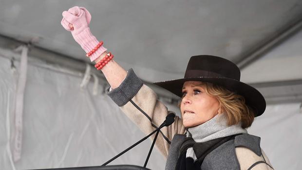 Jane Fonda anima a votar con una clase de gimnasia