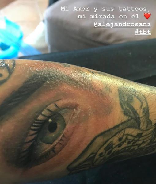 La parte del cuerpo de Rachel Valdés que Alejandro Sanz se ha tatuado en el brazo