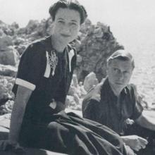 Eduardo VIII con Wallis Simpson en 1930