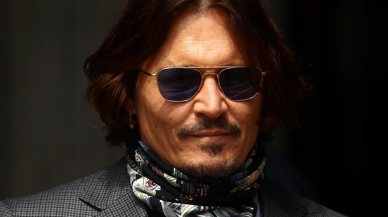 Johnny Depp, este verano, durante el juicio