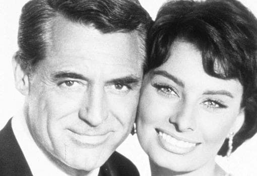 Sofía Loren y Cary Grant