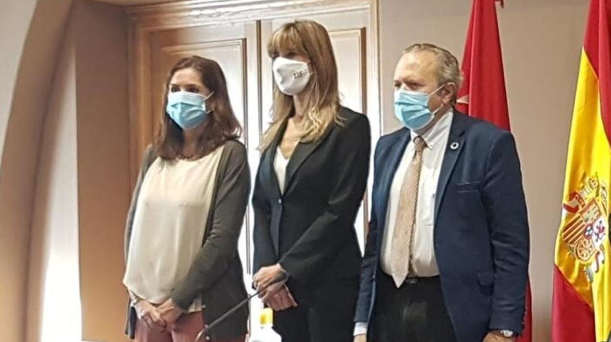 Begoña Gómez, la semana pasada, en la presentación de la cátedra que codirige en la Complutense