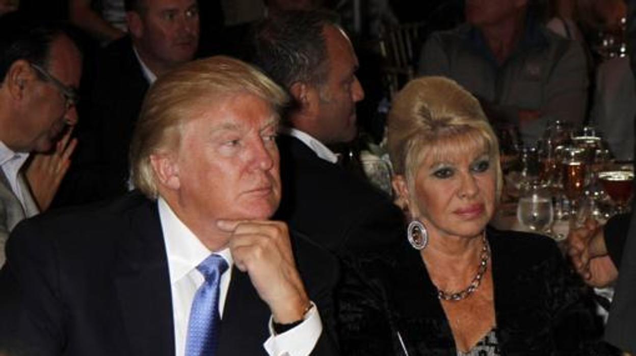 Donald Trump junto a Ivana