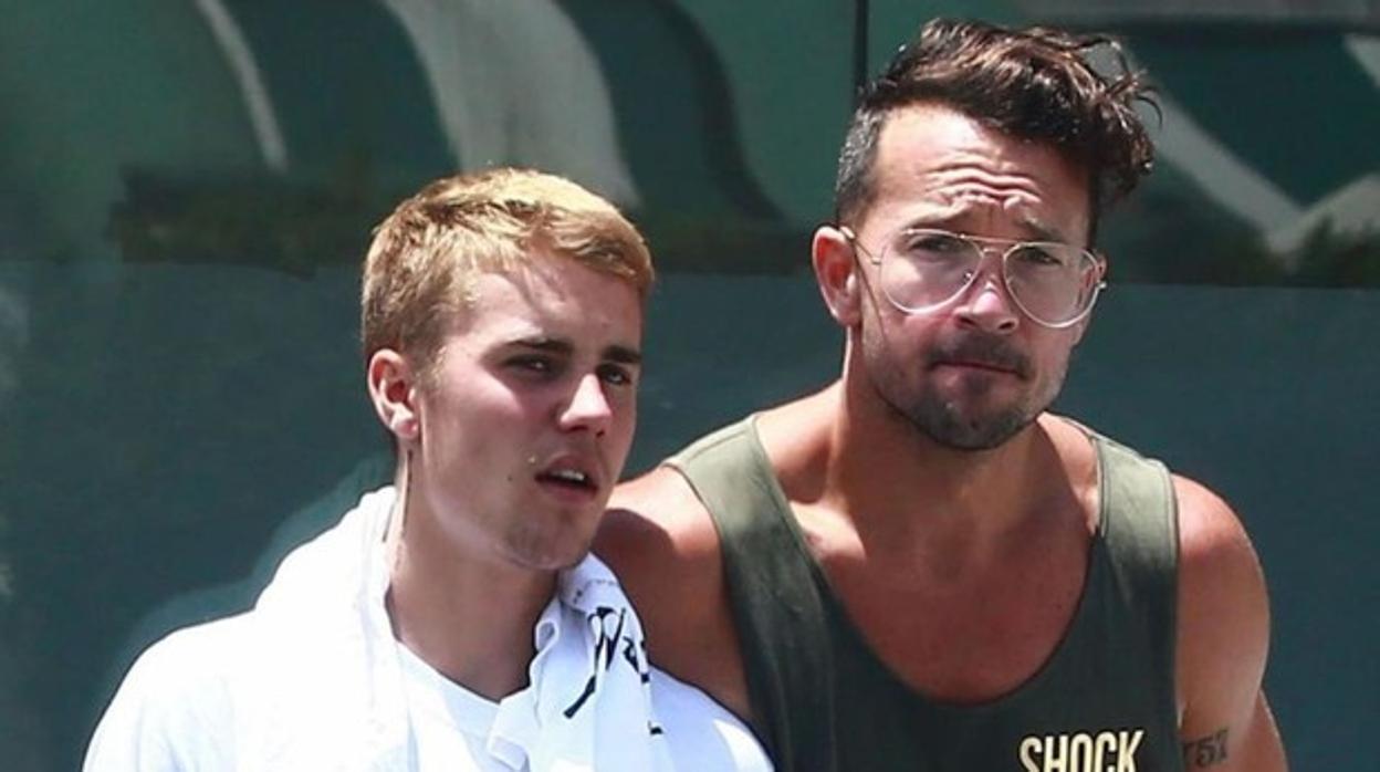 Justin Bieber y Carl Lentz