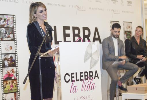 Beatriz Tajuelo, durante la presentación