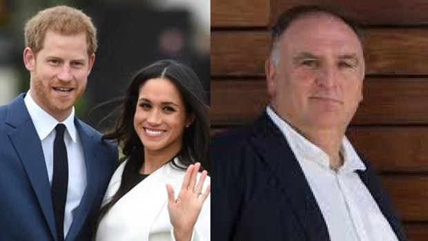 El Príncipe Harry y Meghan Markle se alían con el chef José Andrés