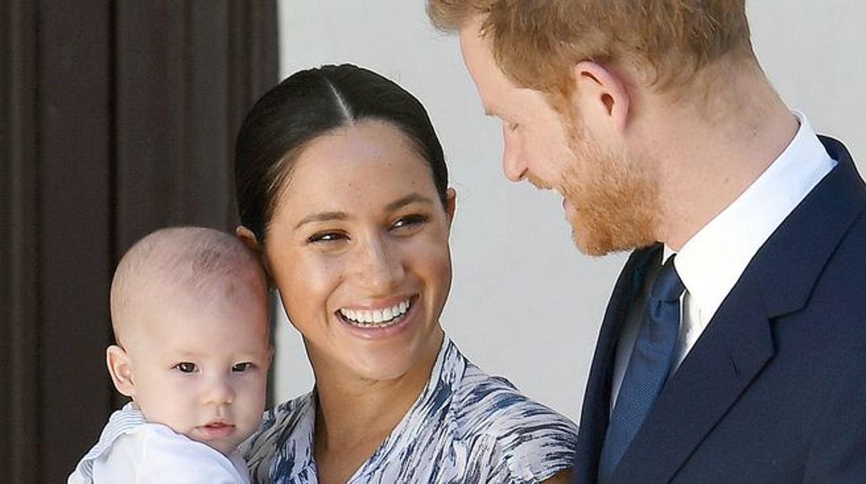 Meghan Markle y Harry junto a su hijo