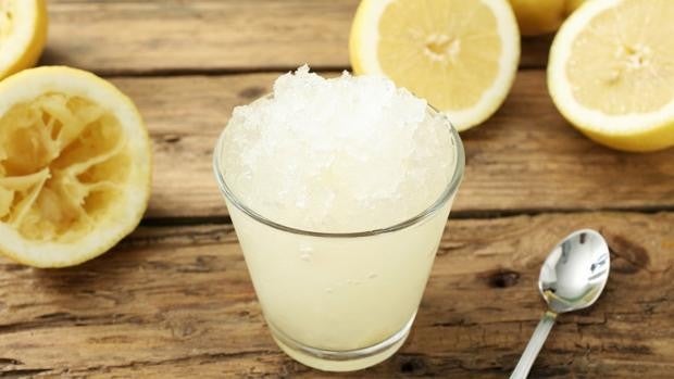 Recetas de verano: granizado de limón