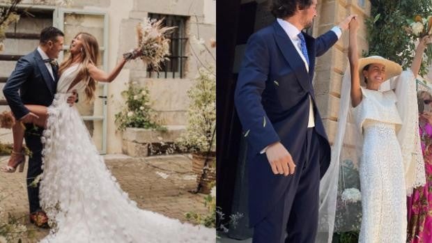 Novias 2021: dos vestidos muy diferentes que han conquistado Instagram