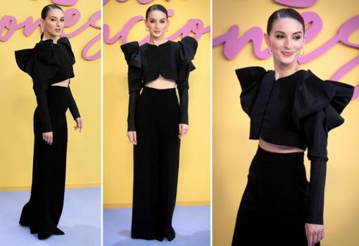 María Valverde con un total look de Carolina Herrera