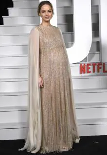 Jennifer Lawrence con vestido de Dior