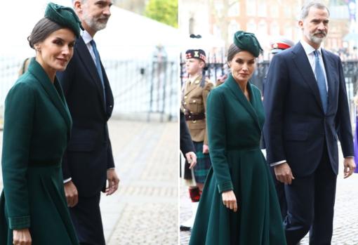 Doña Letizia se decantó por un abrigo-vestido