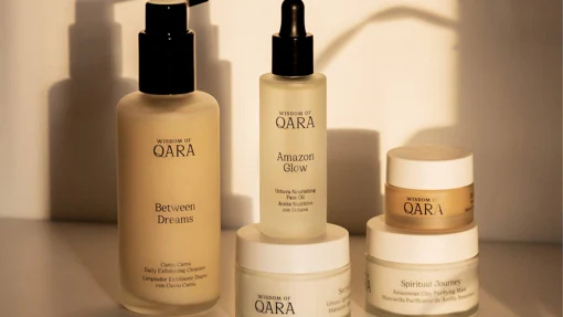 Los productos de la firma cosmética vegana Wisdom of Qara