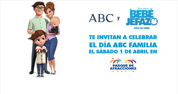 Ganadores del concurso «Día ABC de la familia» con El bebé jefazo