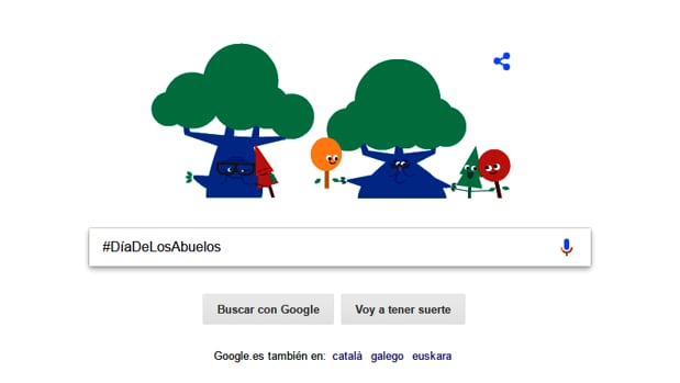 El Doodle de Google para celebrar el Día de los Abuelos 2018