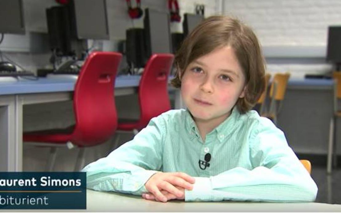 Laurent Simons, el niño belga de 8 años que ha comenzado la universidad