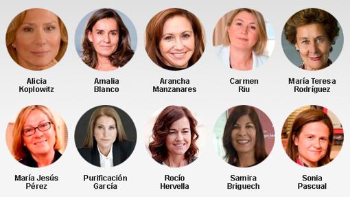 Estas son las 100 mujeres líderes más influyentes de España