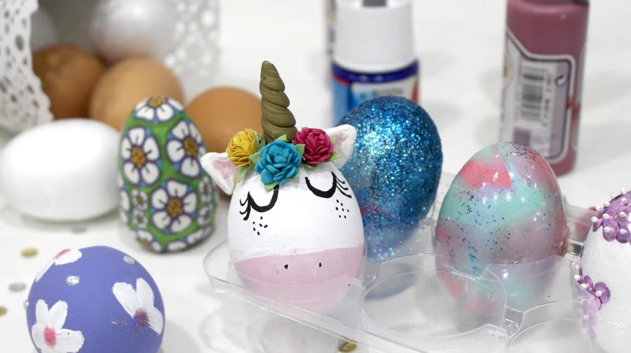 Cómo hacer y decorar huevos de Pascua con tus hijos