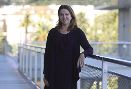 Jennifer Drake, durante la entrevista en el Centro Botín