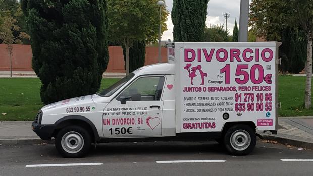 Tras el confinamiento, vuelve la «divorcioneta», con separaciones a 150 euros