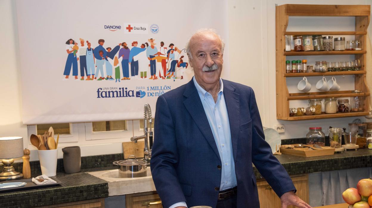 El sentido mensaje de Vicente Del Bosque para las familias más vulnerables por la pandemia