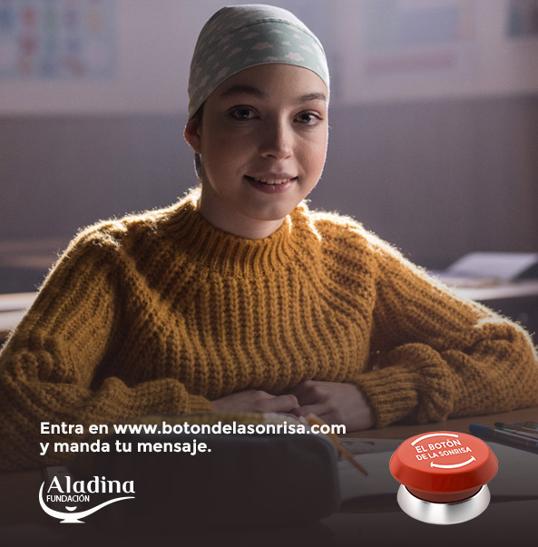 Paula forma parte de la campaña El Botón de la Sonrisa