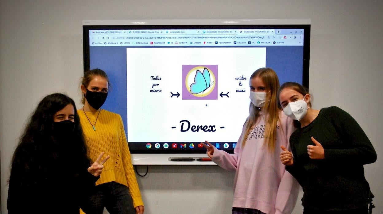 Alumnas del Colegio Logos presentan Derex Clinic, un proyecto de emprendimiento para Educaixa Next