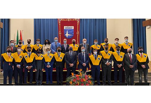 Acto de graduación de los alumnos de segundo de bachillerato del colegio Altair