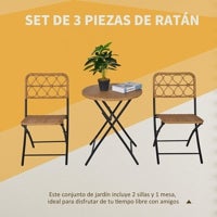 Imagen - Mesa y sillas Outsunny