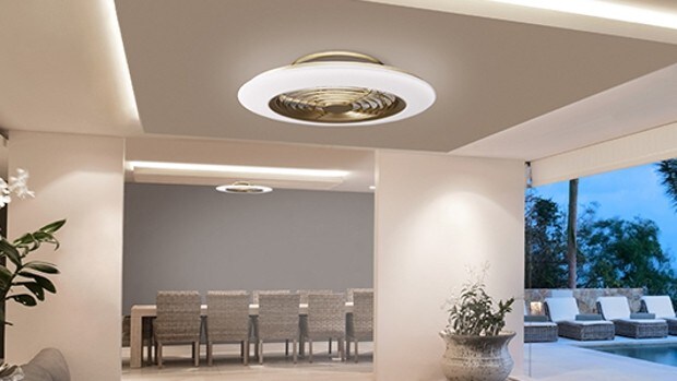 firma Infidelidad aerolíneas Ventilador de techo sin aspas: iluminación, aire y decoración