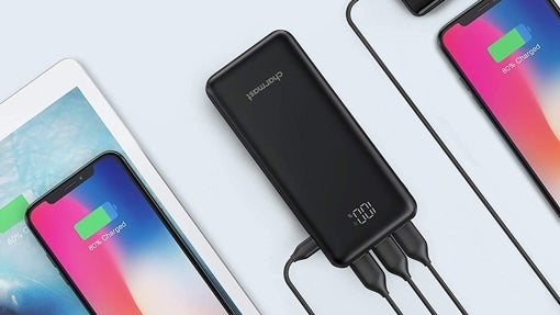 Batería externa con pantalla LCD