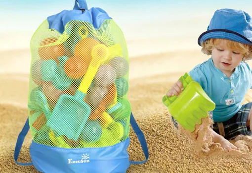 hilo igual Recuerdo Bolsa de playa para juguetes: consérvalos perfectos hasta la siguiente  temporada