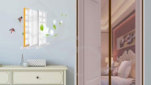 Cortina mosquitera para puerta ZYCCL
