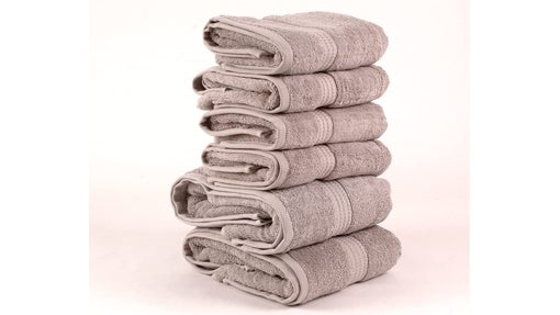 Set Premium de toallas de baño gris perla