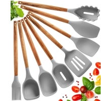 Imagen - Set de 8 utensilios de cocina de silicona