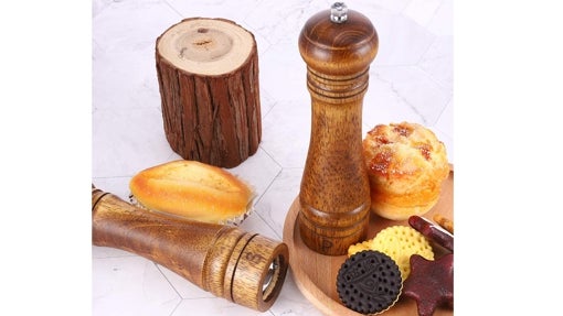Set molinillo sal y pimienta de madera