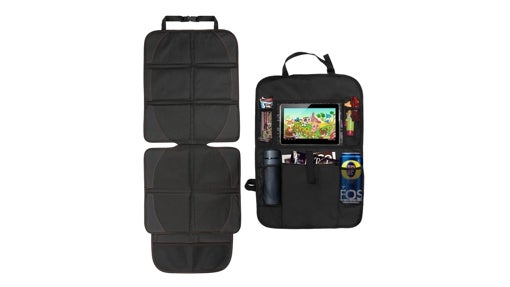Set de protector de asiento de bebé y organizador de coche