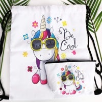 Imagen - Mochila saco infantil de unicornio