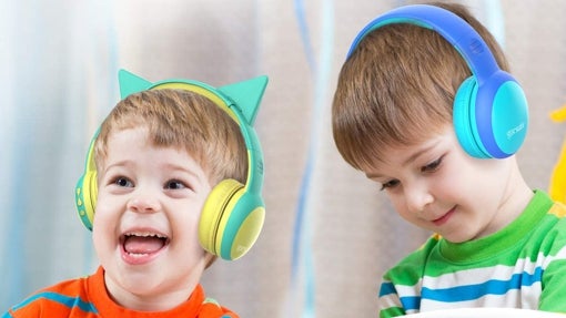Auriculares inalámbricos de diadema para niños