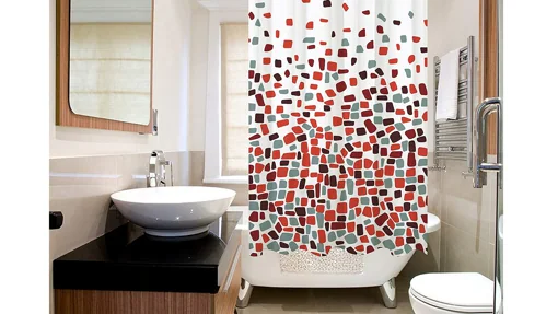 cortina de ducha anti-moho cortina de baño de agua antibacteriana