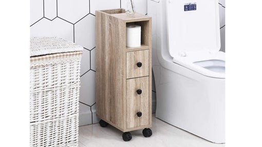 Armario de baño de madera