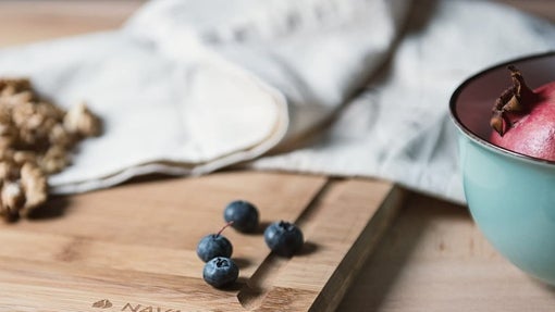Tabla de cortar de cocina en madera de bambú