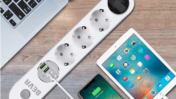 Carga tus dispositivos de manera cómoda y accesible con una regleta USB