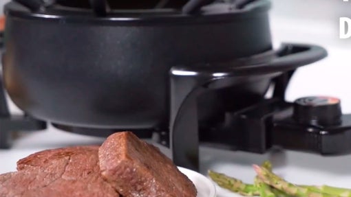 Olla eléctrica multifuncional para carne, queso y chocolate