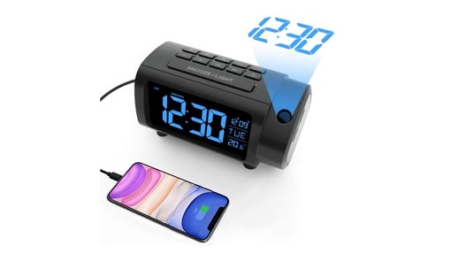 Despertador digital con proyector